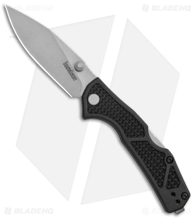 Kershaw Debris Lockback Folding Knife Black GFN (2.75" Stonewash) 2034