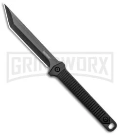 Kershaw Dune Neck Sword Knife - 3.8" Black Tanto