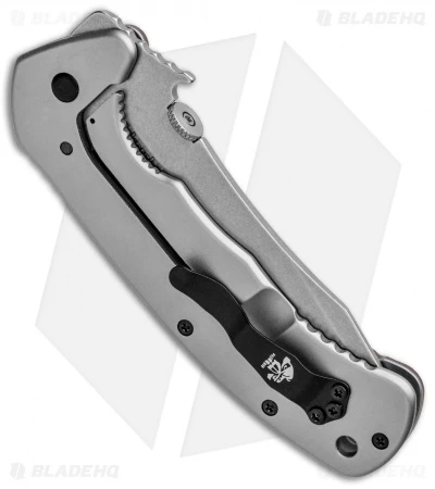 Kershaw CQC-11K D2 Frame Lock Knife Brown G-10 (3.5" Stonewash) 6031D2 - Image 3