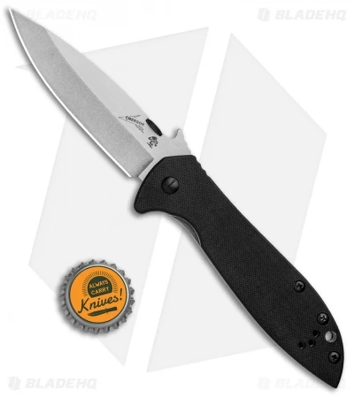 Kershaw Emerson CQC-4KXL D2 Frame Lock Knife (3.9" Stonewash) 6055D2 - Image 4