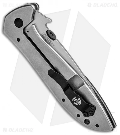 Kershaw Emerson CQC-4KXL D2 Frame Lock Knife (3.9" Stonewash) 6055D2 - Image 3