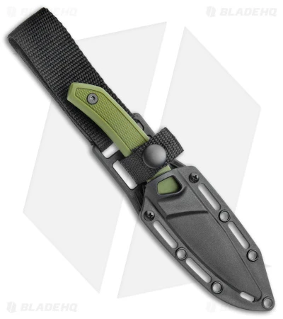 Kershaw Deschutes Caper Fixed Blade Knife Green (3.3" Stonewash) 1882 - Image 3
