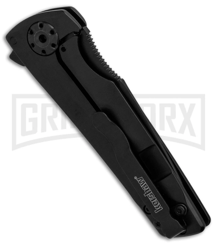 Kershaw Flythrough Frame Lock Knife Black Drop Point - Image 2