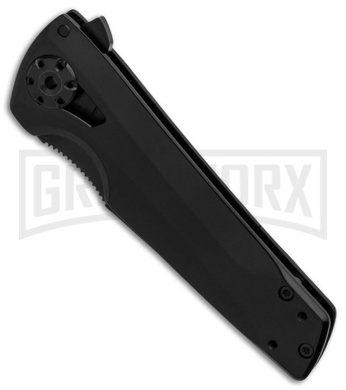 Kershaw Flythrough Frame Lock Knife Black Drop Point - Image 3