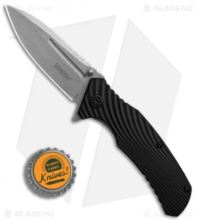 Kershaw Huddle Assisted Opening Knife Black GFN (3.25" Stonewash ) 1326 - Image 4