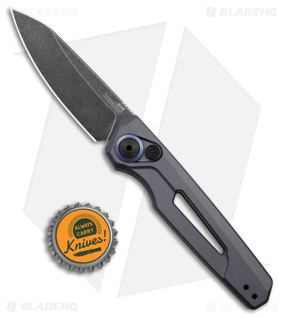 Kershaw Launch 11 Automatic Knife Gray Aluminum (2.75" Blackwash) 7550GRY - Image 4