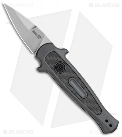 Kershaw Launch 12 CA Legal Stiletto Automatic Knife Black (1.9" Stonewash)