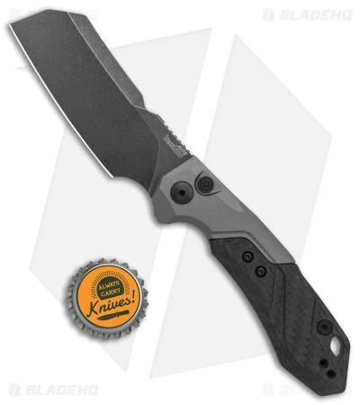 Kershaw Launch 14 Automatic Knife Cleaver Gray Al (3.4" Black SW) 7850 - Image 4
