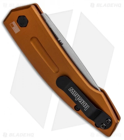 Kershaw Launch 2 Automatic Knife Bronze Aluminum (3.4" Stonewash) 7200EBSW - Image 3