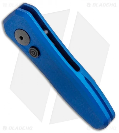 Kershaw Launch 4 CA Legal Automatic Knife Blue (1.9" Damascus) BHQ Exclusive - Image 2