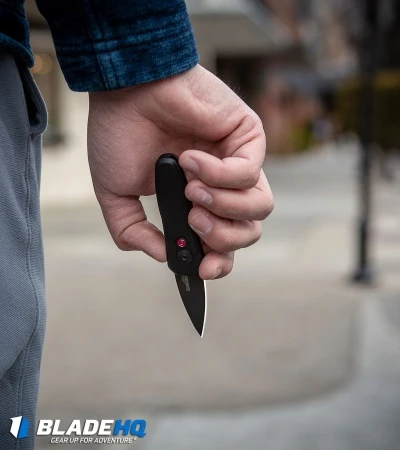 Kershaw Launch 4 CA Legal Automatic Knife Blue (1.9" Black) 7500BLUBLK - Image 7