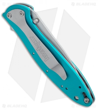 Kershaw Leek Assisted Opening Knife Teal (3" Bead Blast) 1660TEAL - Image 2