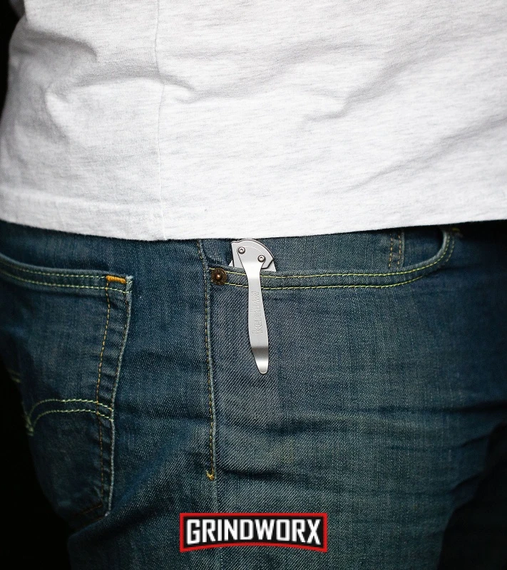 Kershaw Leek Desert Sand Assisted Opening Knife - Bead Blast Plain - Image 5