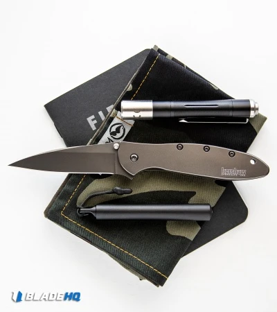 Kershaw Leek Assisted Opening Knife Gray Stainless Steel (3" Gray) 1660GRY - Image 5