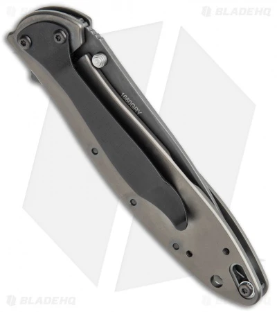 Kershaw Leek Assisted Opening Knife Gray Stainless Steel (3" Gray) 1660GRY - Image 3