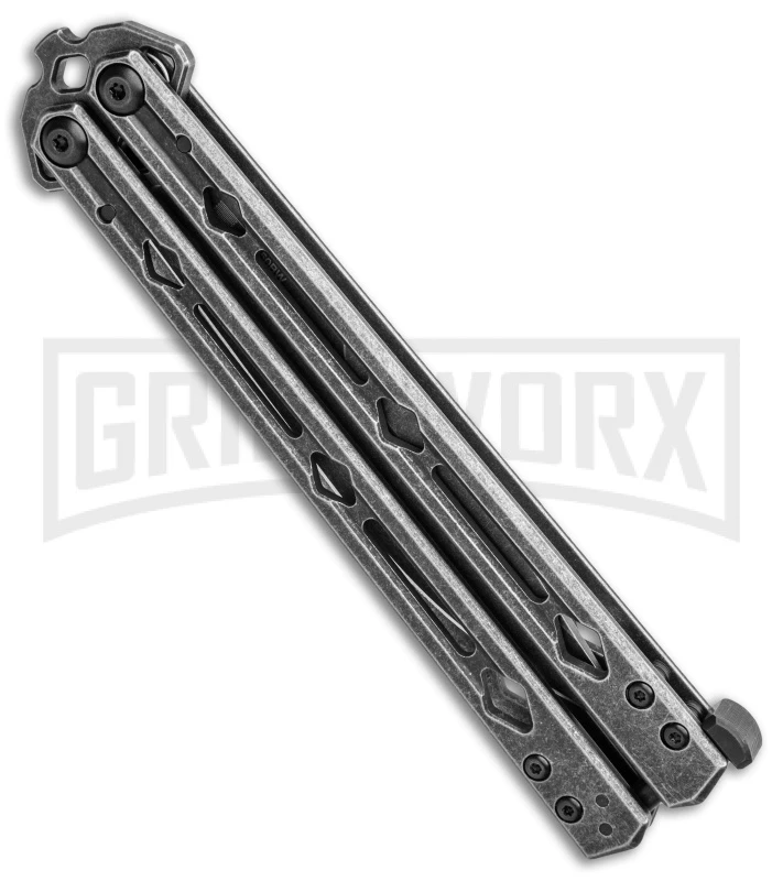 Kershaw Lucha Balisong Butterfly Knife - Stainless Steel BlackWash - Image 3