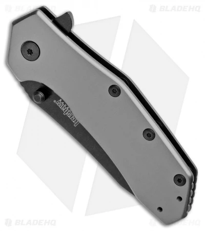 Kershaw Median Bead Blast A/O Frame Lock Knife Stainless Steel (3" Black) - Image 2
