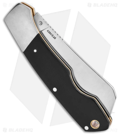 Kershaw Parley Cleaver Slip Joint Knife Black Polished Micarta (3.1" Satin) 4384 - Image 2