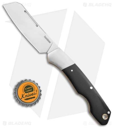 Kershaw Parley Cleaver Slip Joint Knife Black Polished Micarta (3.1" Satin) 4384 - Image 4