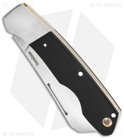 Kershaw Parley Cleaver Slip Joint Knife Black Polished Micarta (3.1" Satin) 4384 - Image 3