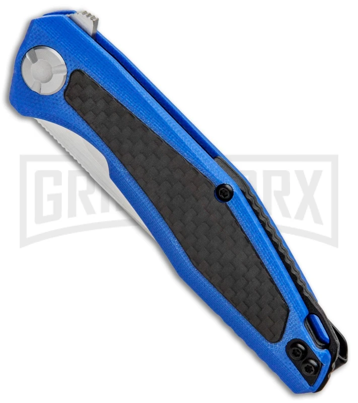 Kershaw Sinkevich Atmos Liner Lock Knife Blue G-10/Carbon Fiber Satin - Image 2