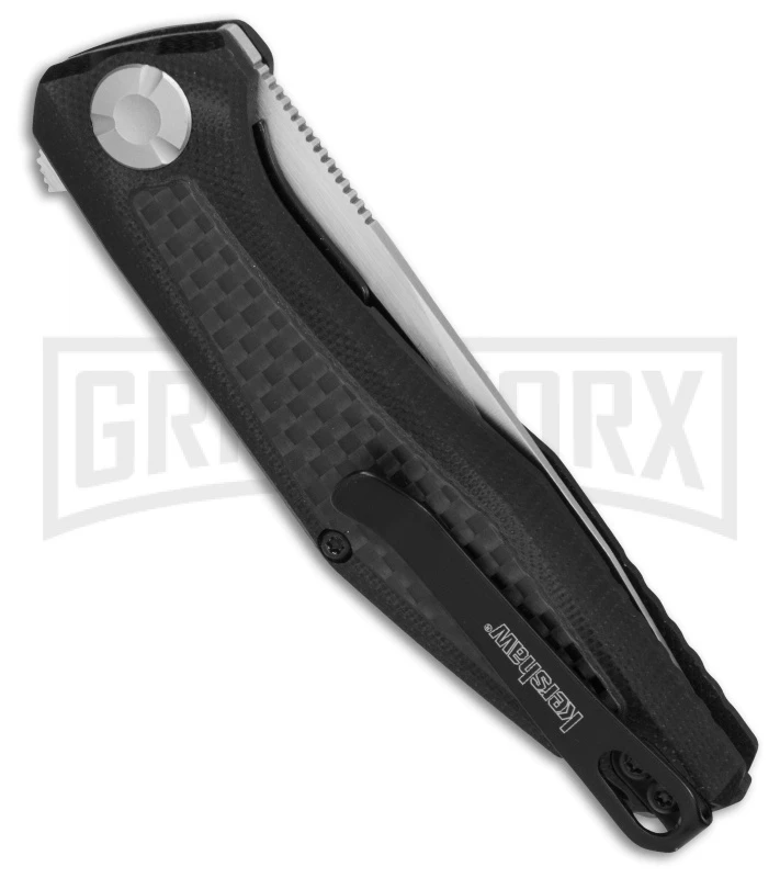 Kershaw Sinkevich Atmos Liner Lock Knife Black G-10/Carbon Fiber Satin - Image 2