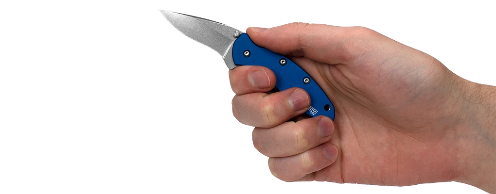 Kershaw Chive Linerlock A/O Assisted Open Blue Foldng Knife 1600nbsw - Image 3