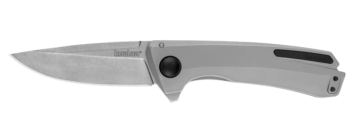 Kershaw Comeback Frame Lock Flipper Knife Stainless Handle Plain SW Blade 2055