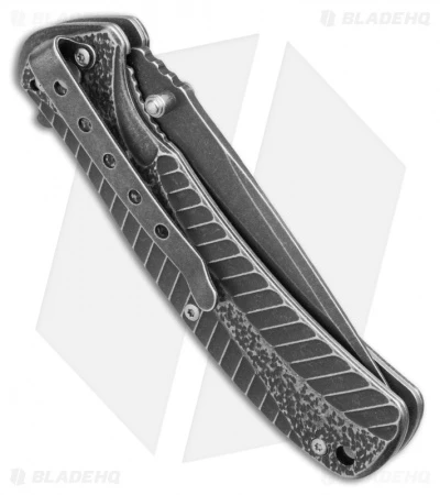 Kershaw Starter Assisted Opening Flipper Knife (3.4" BlackWash) 1301BW - Image 2