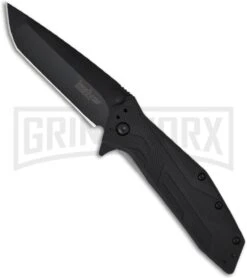 Kershaw Brawler Assisted Opening Knife - Black Plain