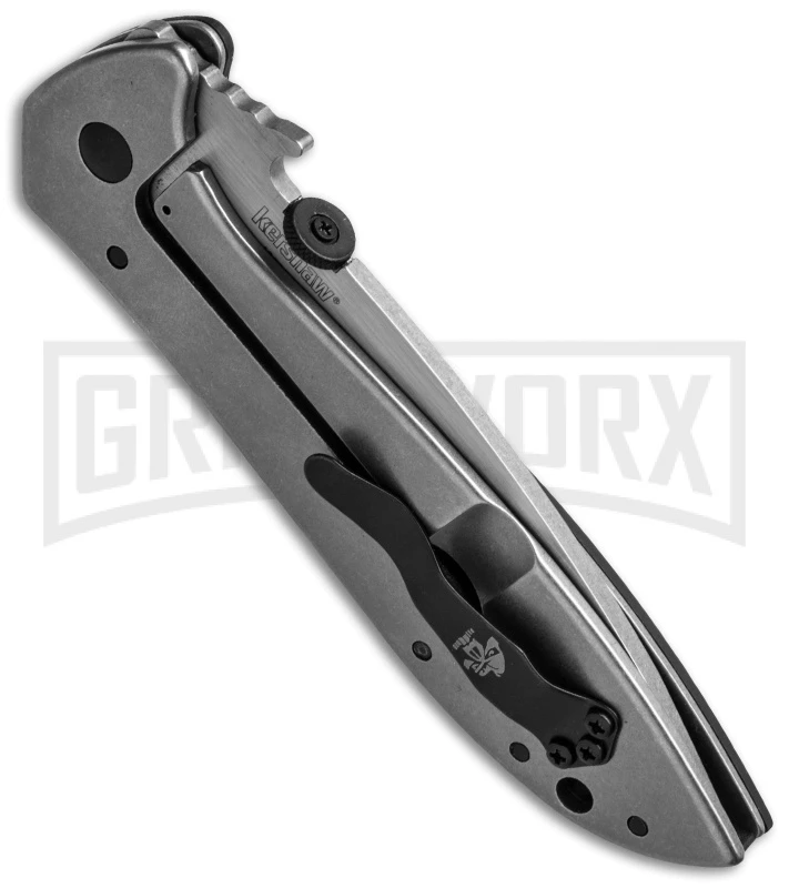 Kershaw Emerson CQC-4KXL 3.9" Frame Lock Knife Stonewash - Image 2