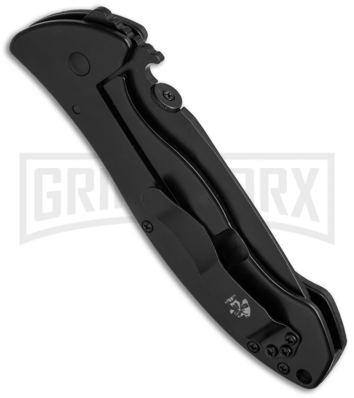 Kershaw Emerson CQC-9K Liner Lock 3.5" Knife Black G-10 Black - Image 3