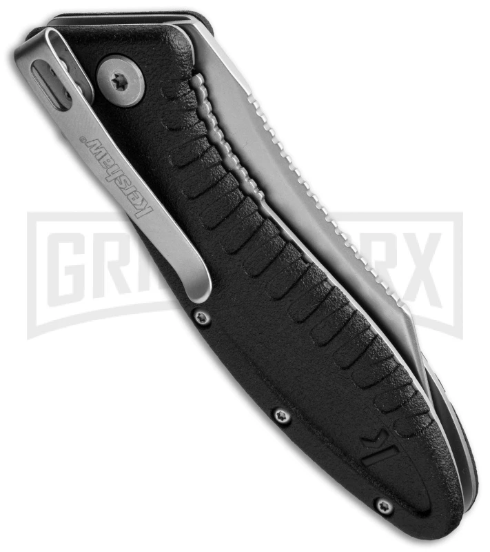 Kershaw Grinder Spring Assisted Knife - Bead Blast Plain - Image 2