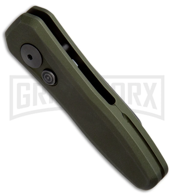 Kershaw Launch 4 OD Green Automatic Knife CA Legal - Stonewash Plain - Image 2