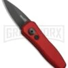 Kershaw Launch 4 Red Automatic Knife CA Legal - Black Plain 4TH18