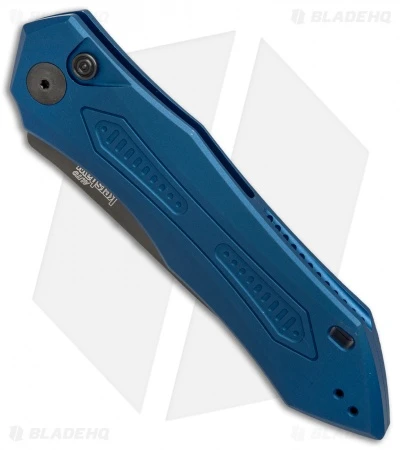 Kershaw Launch 6 Automatic Knife Blue Aluminum (3.75" Black) 7800BLUBLK - Image 2