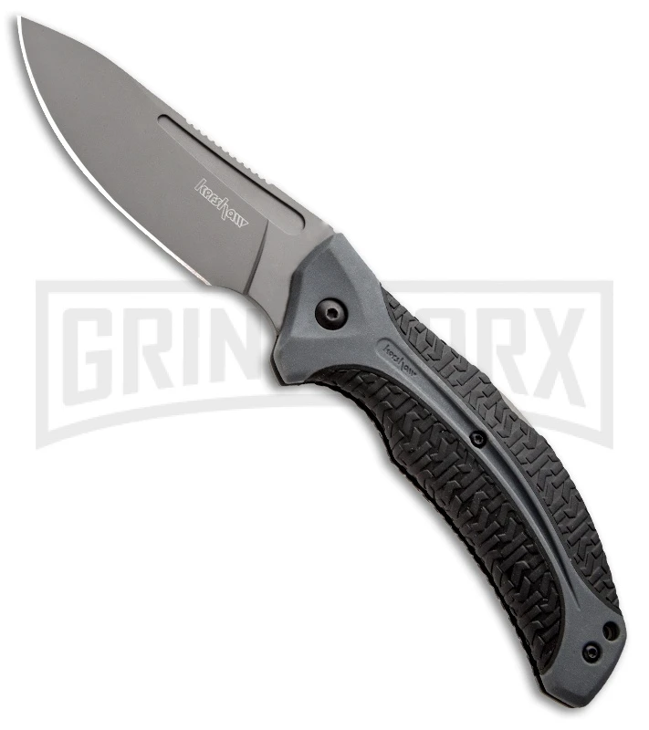 Kershaw LoneRock Hunting Folding Knife - Gray Plain