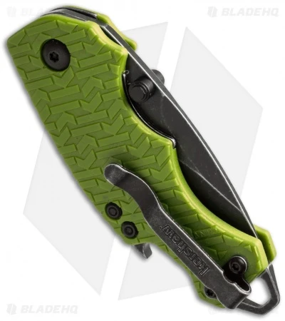 Kershaw Shuffle Liner Lock Knife Lime (2.375" BlackWash) 8700LIMEBW - Image 2