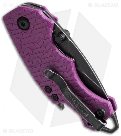 Kershaw Shuffle Liner Lock Knife Purple (2.375" BlackWash) 8700PURBW - Image 2
