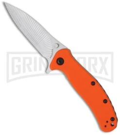 Kershaw Zing Orange Folding Knife - Bead Blast Plain