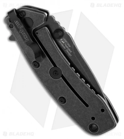 Kershaw Cryo II Tanto Assisted Opening Knife (3.25" BlackWash) 1556TBW - Image 2